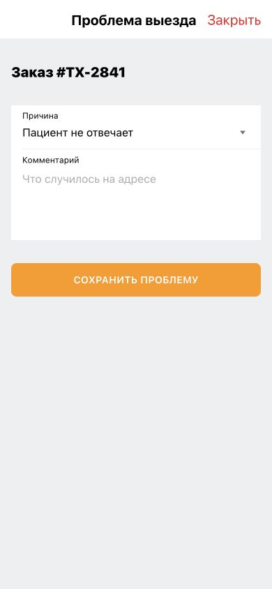 Форма фиксации проблемы в задаче курьера